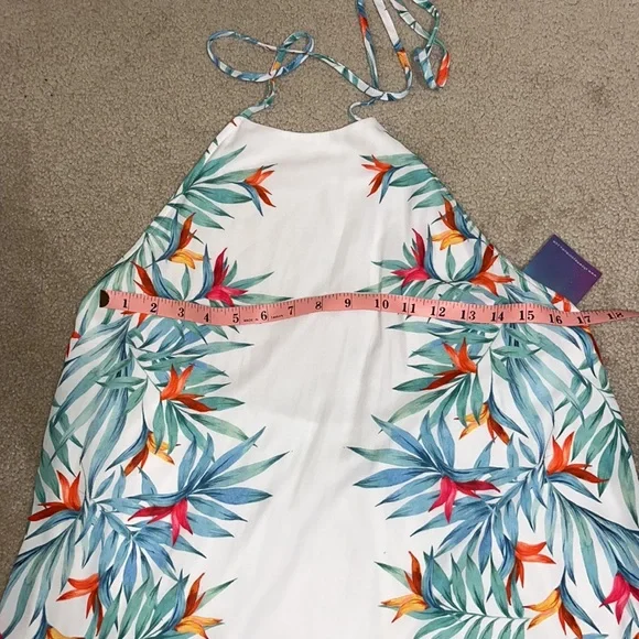 NWT Show Me Your Mumu Katy Halter Dress ~ in Palm Party